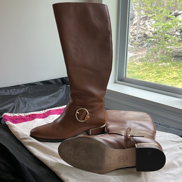 Tory Burch Leather Riding Boot - Picture 2 of 6